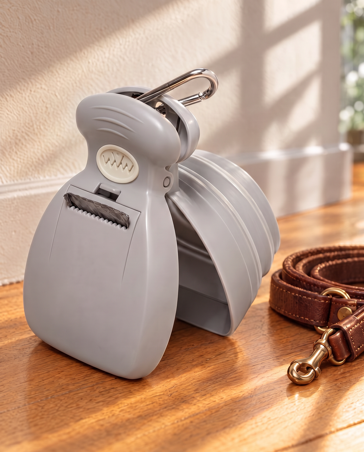The pocket scooper in stone gray