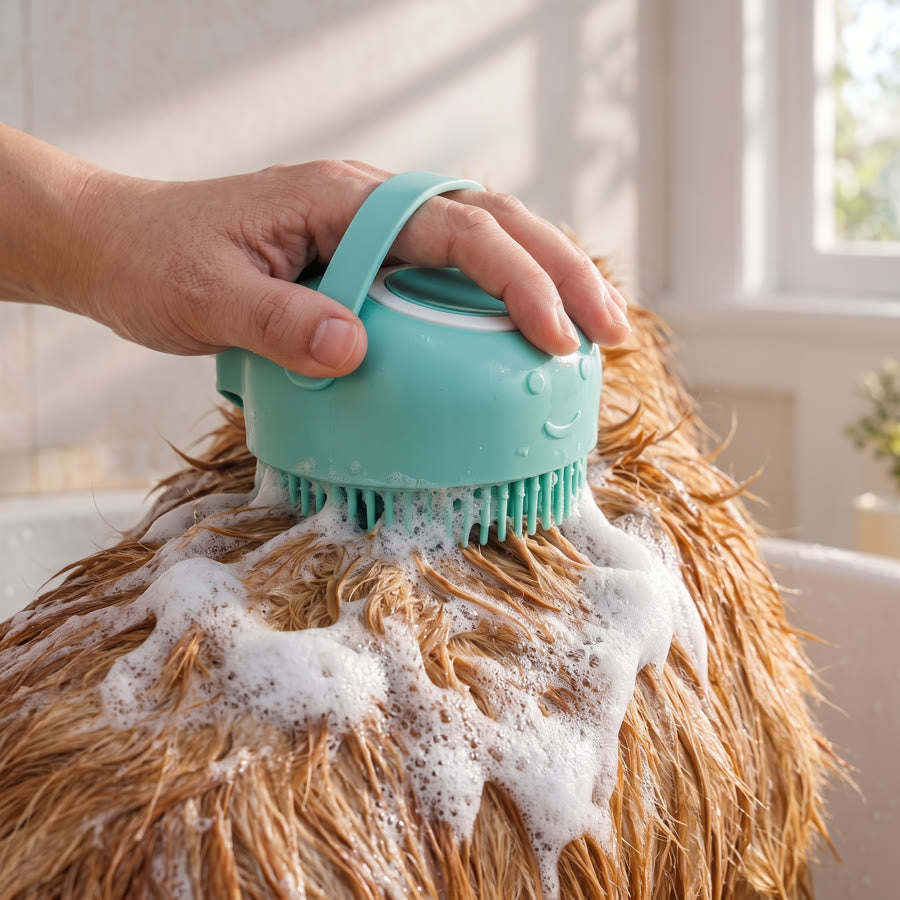 Step 4: Squeeze and scrub